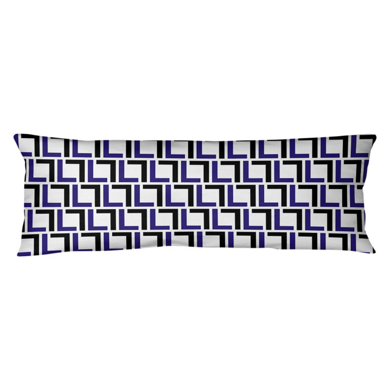 Polyester Medium Pillow, Polyester, Metallic Gold/Purple/White
