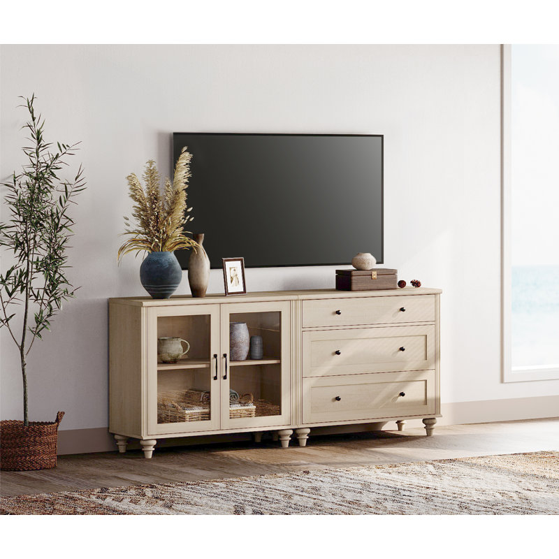 Damaj TV Stand for TVs up to 78", Beige