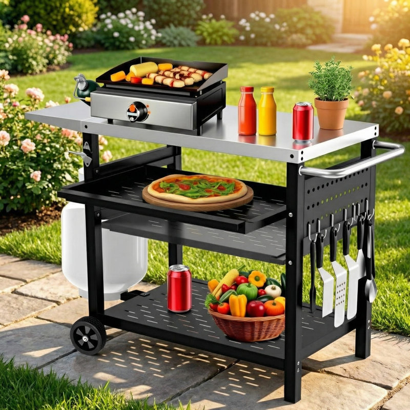 Metal Bar Cart