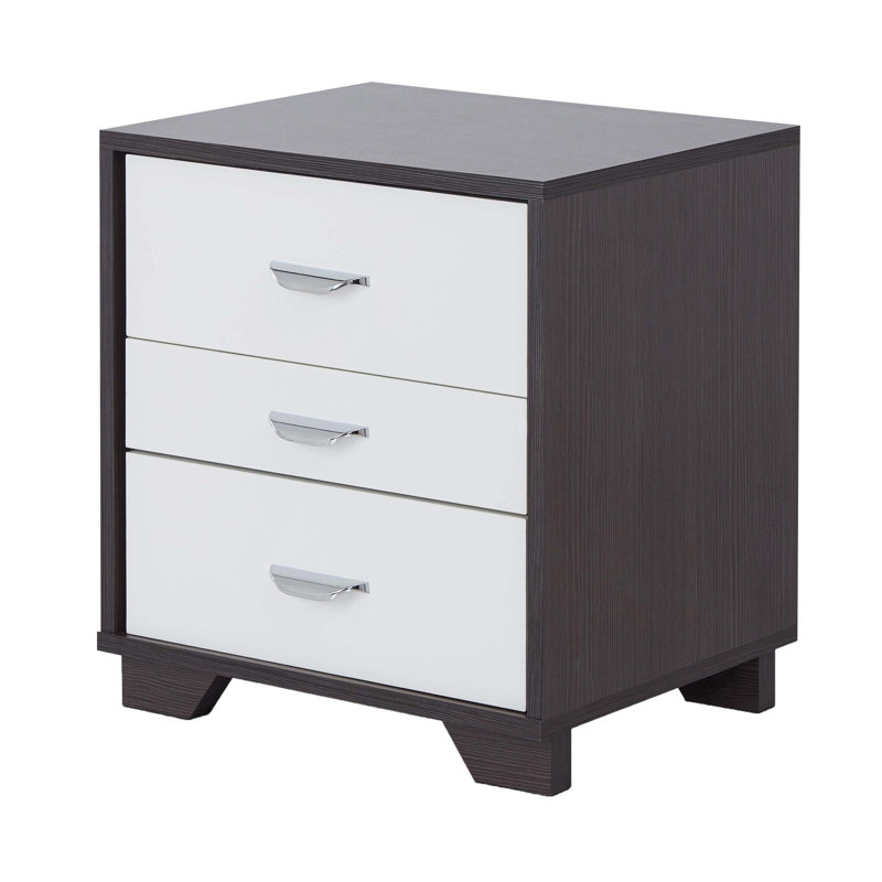 Accent Table, White/Black