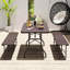 Table pliante portative 6 pi Costway-110379286