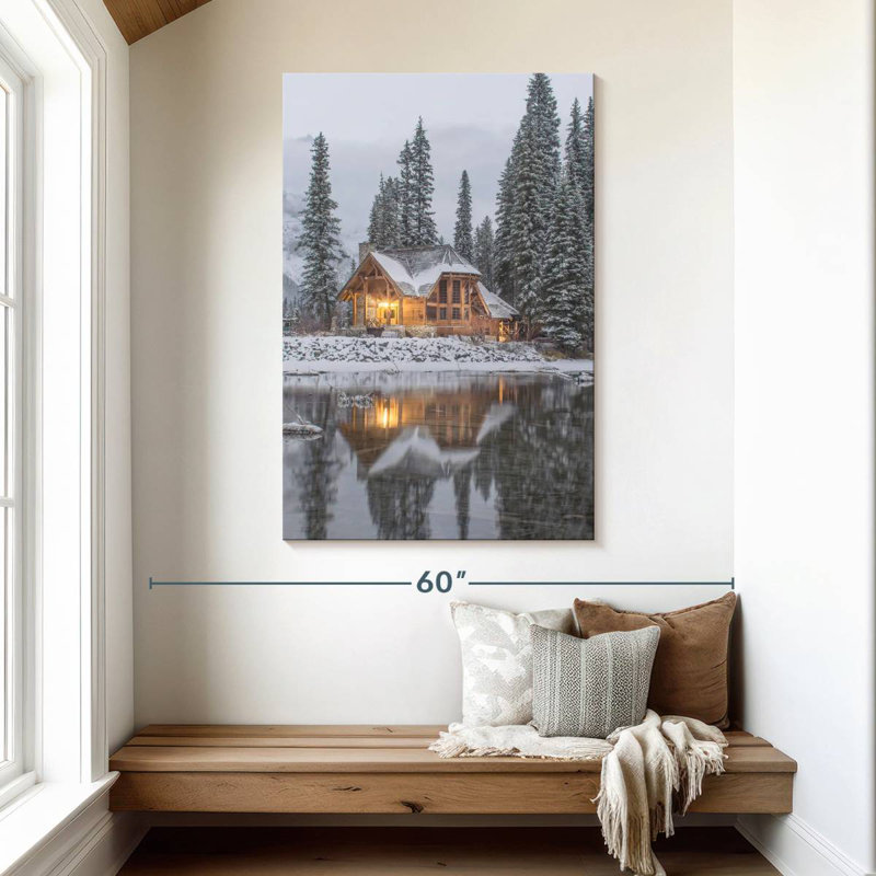 Chalet d'hiver Lilie, H 48 po x l 32 po