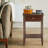 Two-Layer Bedside Table Coffee Table With Drawer
