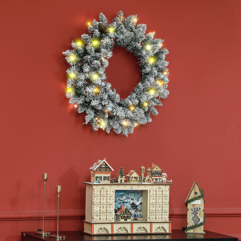 Faux Lighted Other 60cm Wreath