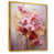 Toile avec cadre flottant or