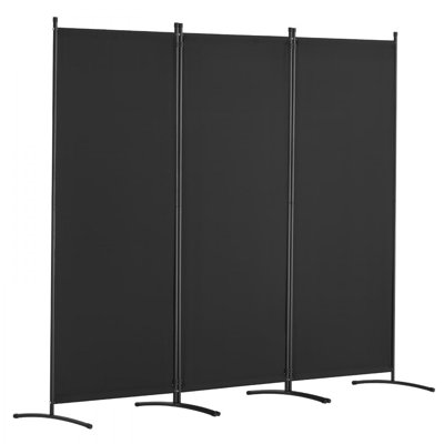 Room Divider, 89.8x72.4inch Room Dividers and Folding Privacy Screens 3-Panel, Fabric Partition Room Dividers for Office, Bedroom, Dining Room, Study, by Arlmont & Co.