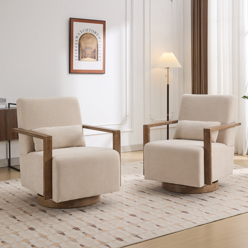 Fauteuil Mulbury, Beige