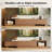 Modern 69"-98" Extendable TV Stand For Tvs Up To 100" With Storage Drawers