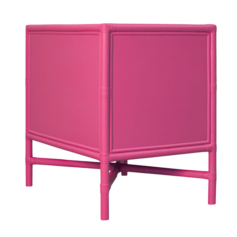 Venice 2 - Drawer Nightstand, Hot Pink