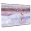 Flamingo Reflection Painting - Wrapped Canvas-56655243