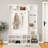 Hall Tree with Shoe Bench and Pegboard-102210438