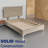 15" Premium Velvet Material Box Spring/Bed Frame With Headboard, Durable & Stylish Silver Metal Legs-992275082-992275095