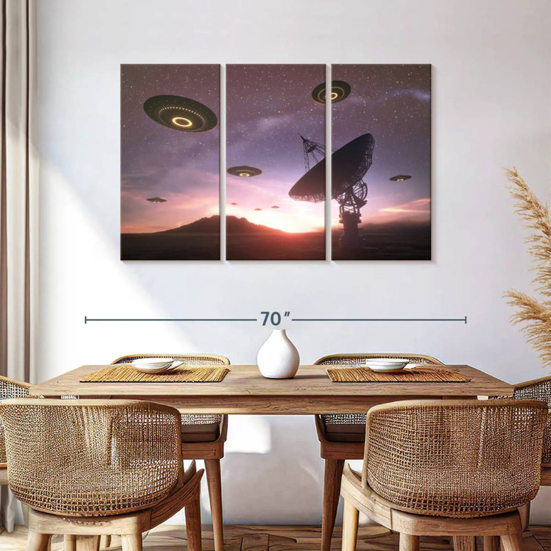 Vaisseaux spatiaux Kelan Alien, H 36 po x l 57 po