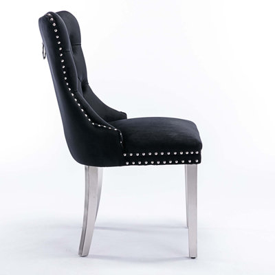 Giobbe Velvet Side Chair