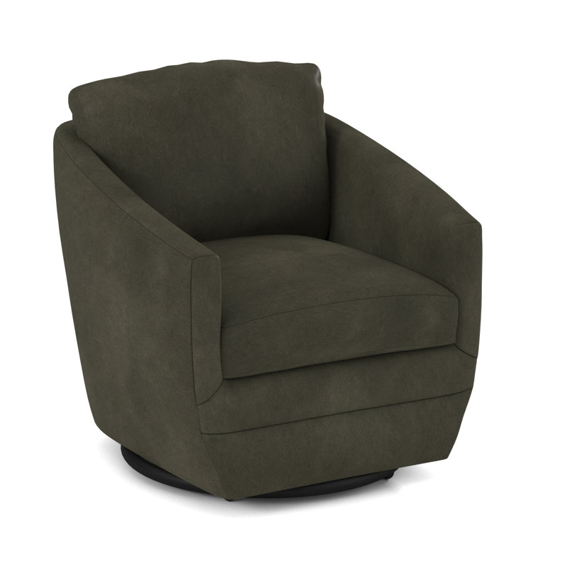 Swivel Barrel Chair, Applause Archway Gray