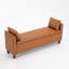 Banc de rangement rembourré 60 po avec accoudoirs Shaneta-2083502224-2082662920