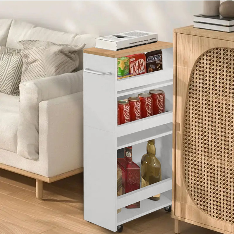 Savar Wood Bar Cart