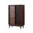 35.43" ash wood high-end Modern Minimalist Luxury display stand for antique items,Book Cabinet Storage Bookcase Storage Cabinets For Living Room, Bedroom, Home Office