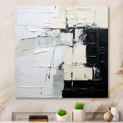 «Black and Beige Scandinavian Modernity Art» sur