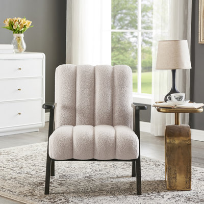 Chaise d'appoint moderne avec structure en bois