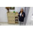 Bohemia Style Shoe Cabinet With 3 Rattan Flip Drawers, 3 Square Shelves And 1 Storage Drawer And Key Hooks-691901477