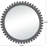 Lizabeta Solid Wood Circle Mirror-113006478