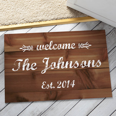 Tapis d'entrée antidérapant Welcome 27 "x 18"