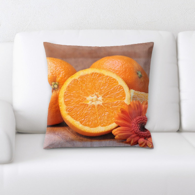 Coussin orange