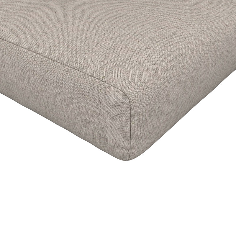 Coussin de siège d'extérieur 3,5 po Sunbrella®, Sunbrella tissu argenté