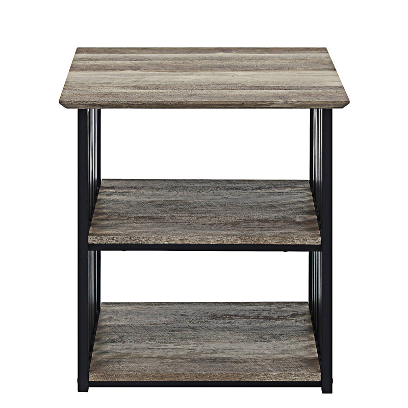 Nightstand With Open Shelf