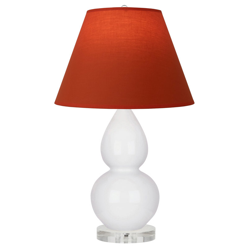 Petite lampe d'appoint à double gourde, Marguerite, Tanger / taupe