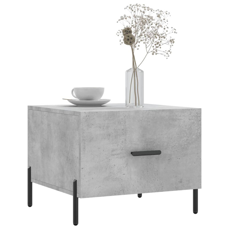 Aytes Coffee Table with Storage, Concrete Grey