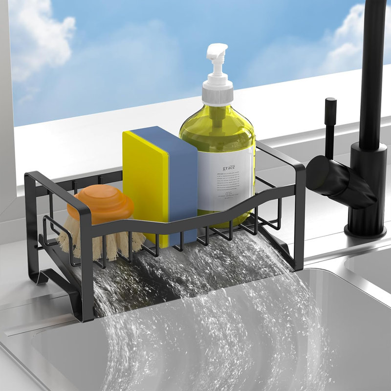 Serviteur d'évier en acier inoxydable