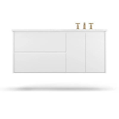 Gilded Single Right Bath Floating Vanity