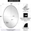 Miroir de salle de bain Kaitlee Cadre en acier inoxydable-1729450630-1714574052-1729450625