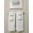6-Piece 100% Cotton Towel Set (2 Bath/2 Hand/2 Washcloths) - Solid Design, Absorbent & Fade-Resistant