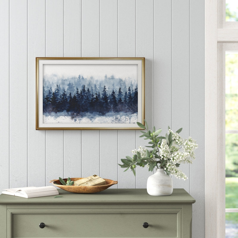 Reproduction sur toile « Forest » Arenado, Impression encadrée, H 12 po x l 16 po, Black