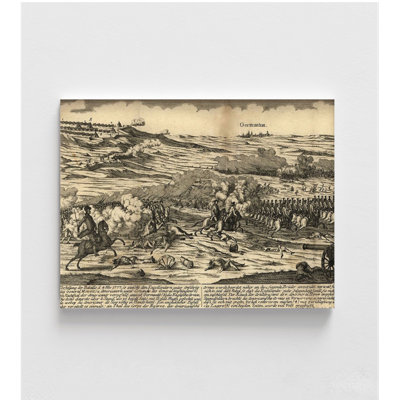 Battle Of Germantown Near Philadelphia 1777, Philadelphia History Poster, Old Battlefield Poster, US History Print, American War Art