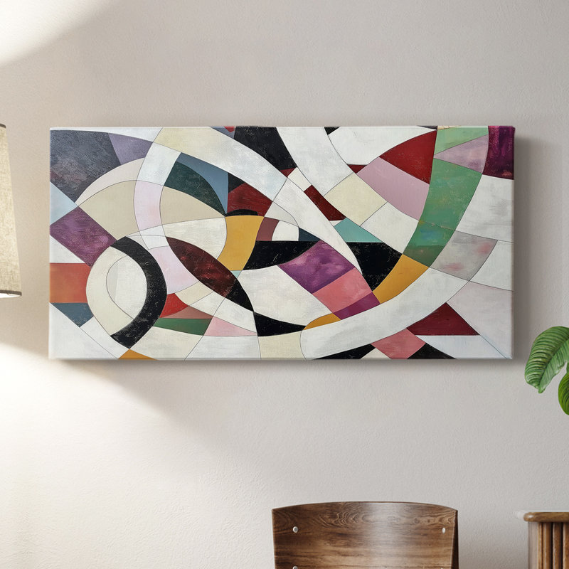 Abstract Series 1 # XXXVI-Gallery, toile tendue, H 24 po x l 48 po
