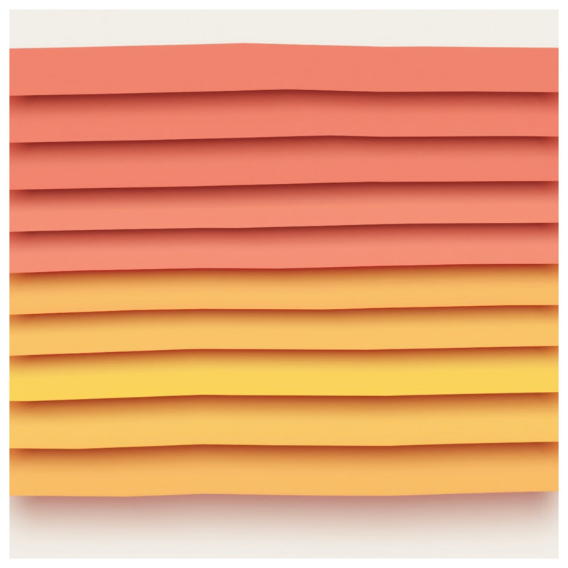Tapis de bain rouge et jaune à rayures horizontales, L 24 po x L 17 po
