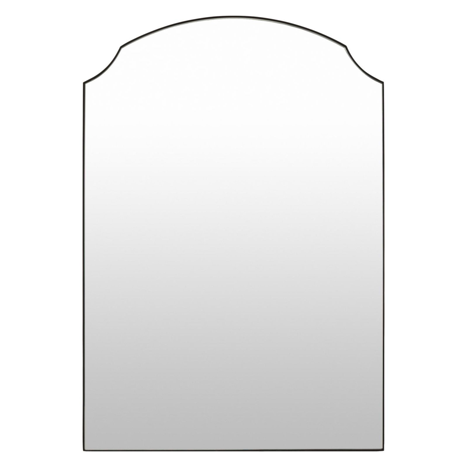 Galey Alix x Livabliss Landon Mirror, Matte Black, 35"  x 24"