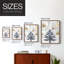 «Christmas Holiday Art», reproduction encadrée CECV III-520887600-520887602