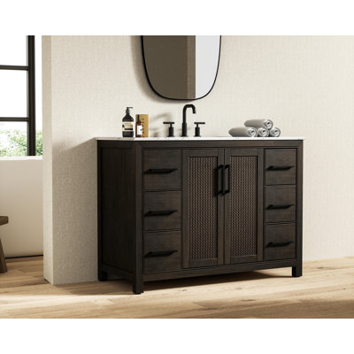 Meuble-lavabo simple 48 po