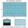 Geometric Outdoor Mats Plastic Straw Rug Outdoor Leisure Waterproof Carpet Garden Terrace Balcony Picnic Mat for Porch RV Deck Camping Backyard