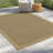 Earth GC_NTL1005 Jute/Mocha 5 Ft. 3 In. X 7 Ft. 3 In. Indoor/Outdoor Area Rug-71662068-71662071