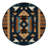 Washable Raven and Crow Southwestern Area Rug-913397853