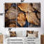 Leaves Autumn Sunlight Harmony VI - Ensemble de décorations murales feuilles-107748356-107748352