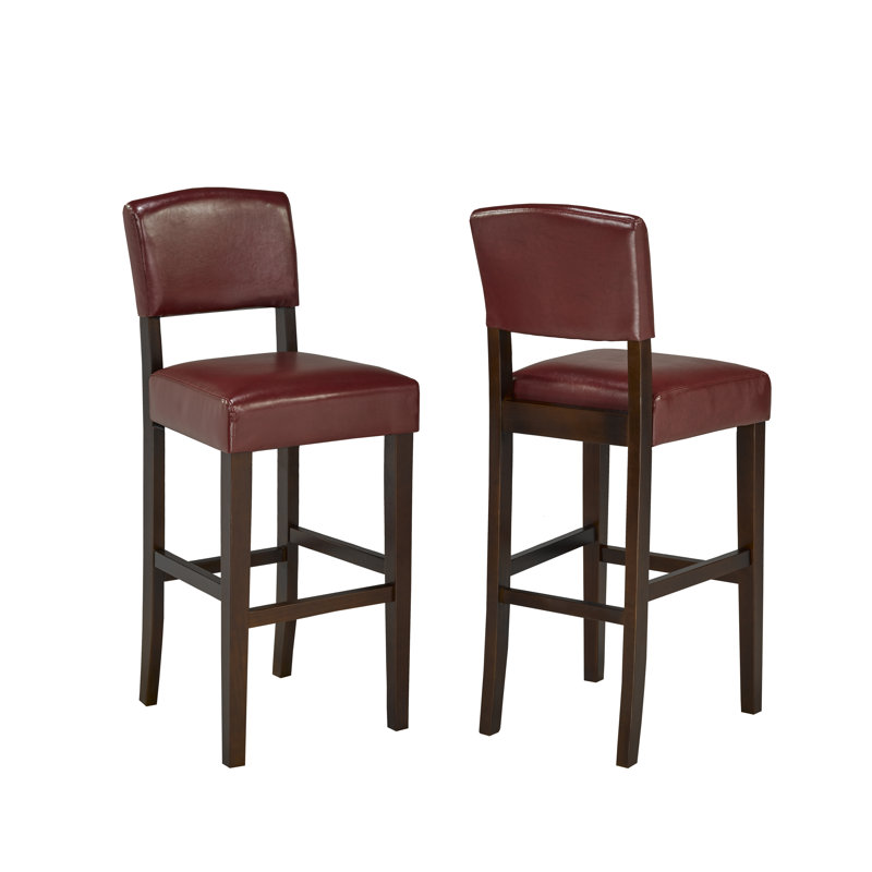 Tabouret Gareld, Tabouret de bar (siège d'une hauteur de 29 po), Rouge