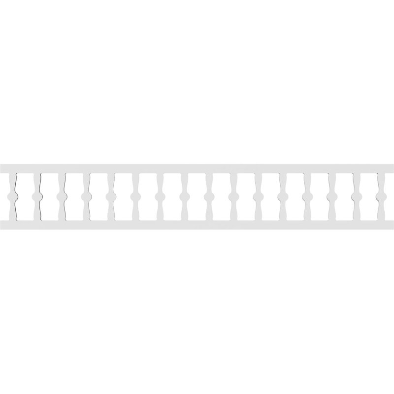 Garniture de couloir en PVC de qualité architecturale El Dorado, H 8 po x L 48 po x P 0,63 po