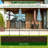 80cm H x 60cm W Iron Fan Trellis Side Panel